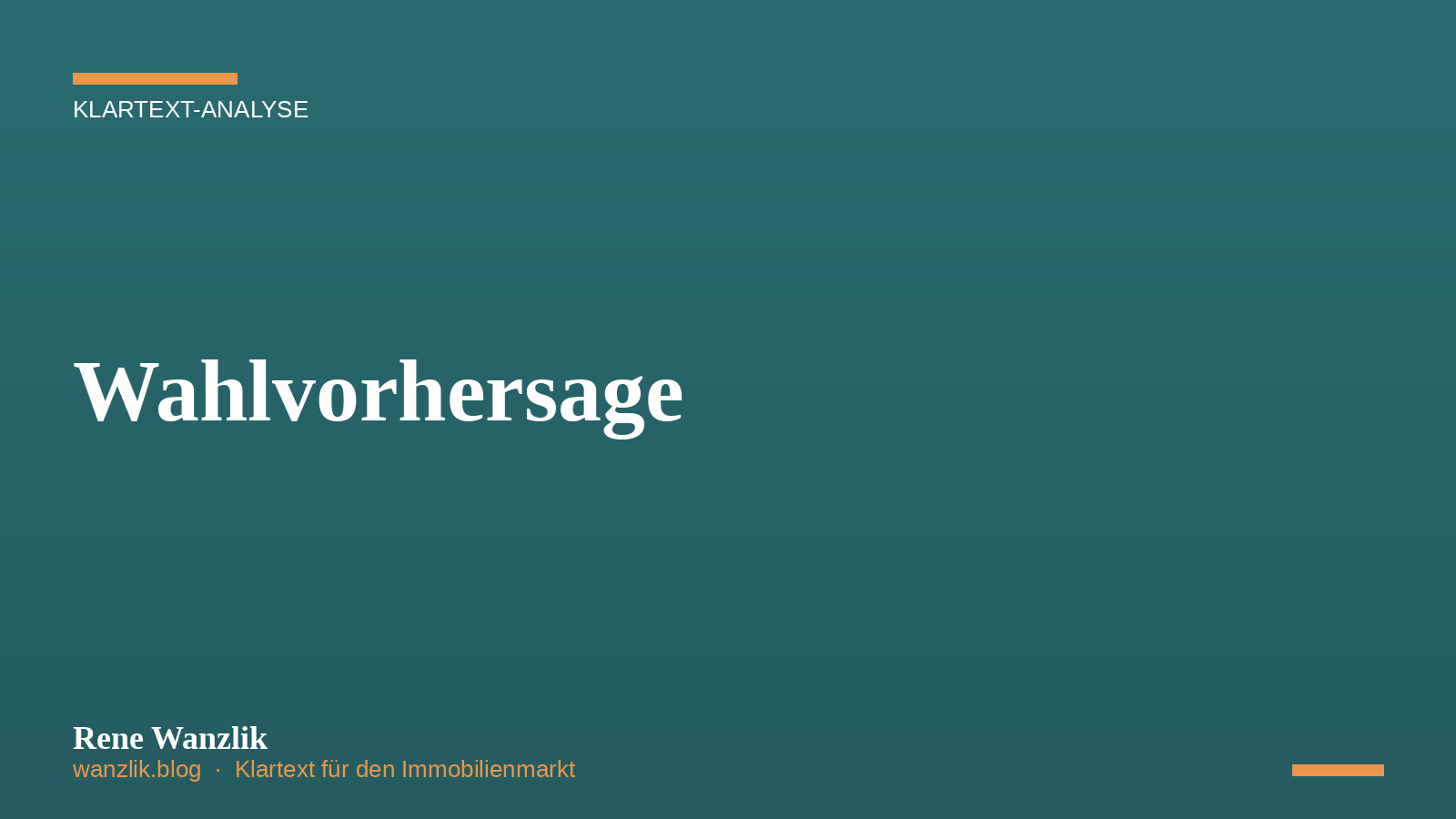 Wahlvorhersage