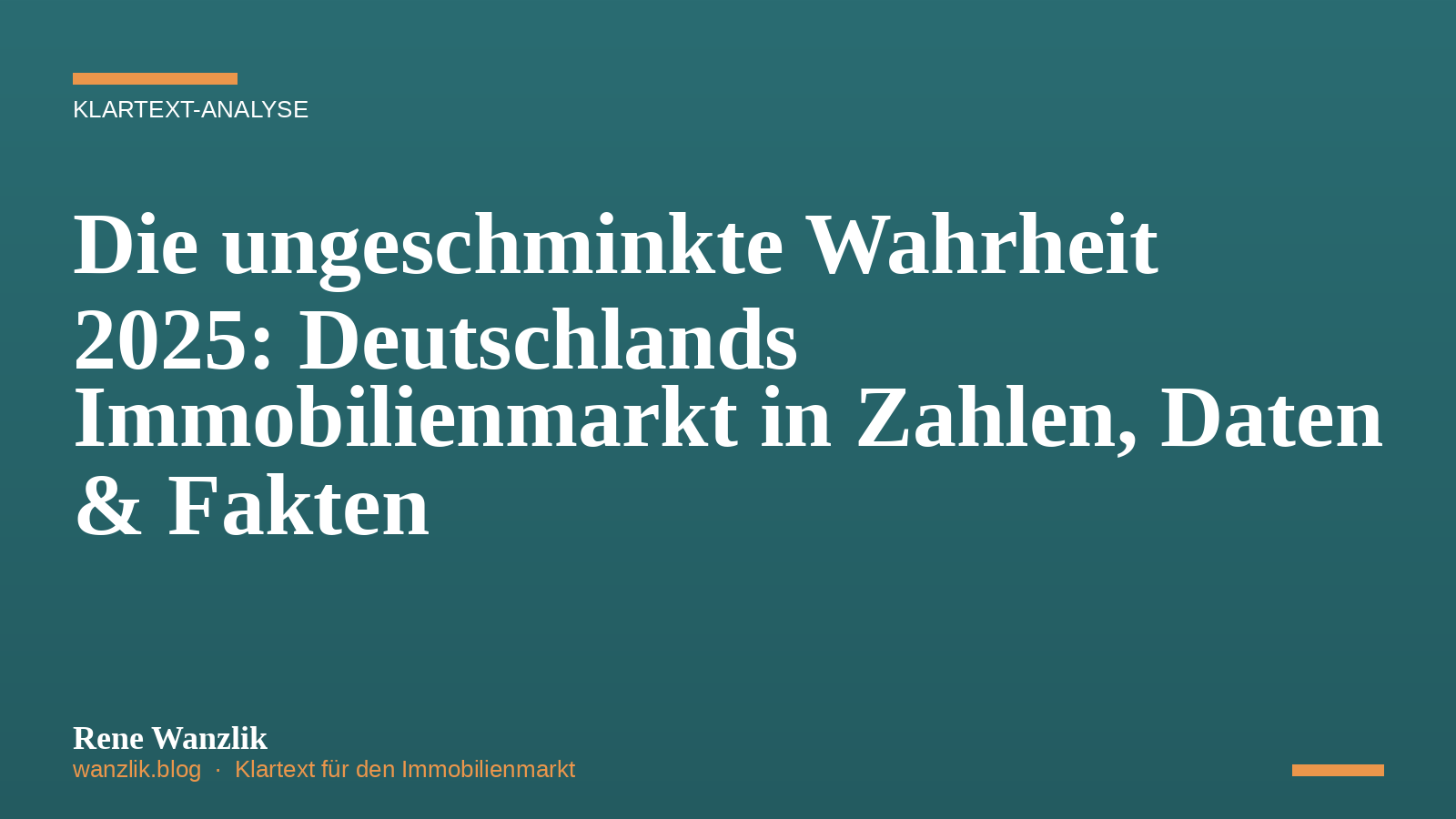 🔬 Die ungeschminkte Wahrheit 2025: Deutschlands Immobilienmarkt in Zahlen, Daten & Fakten 🔬