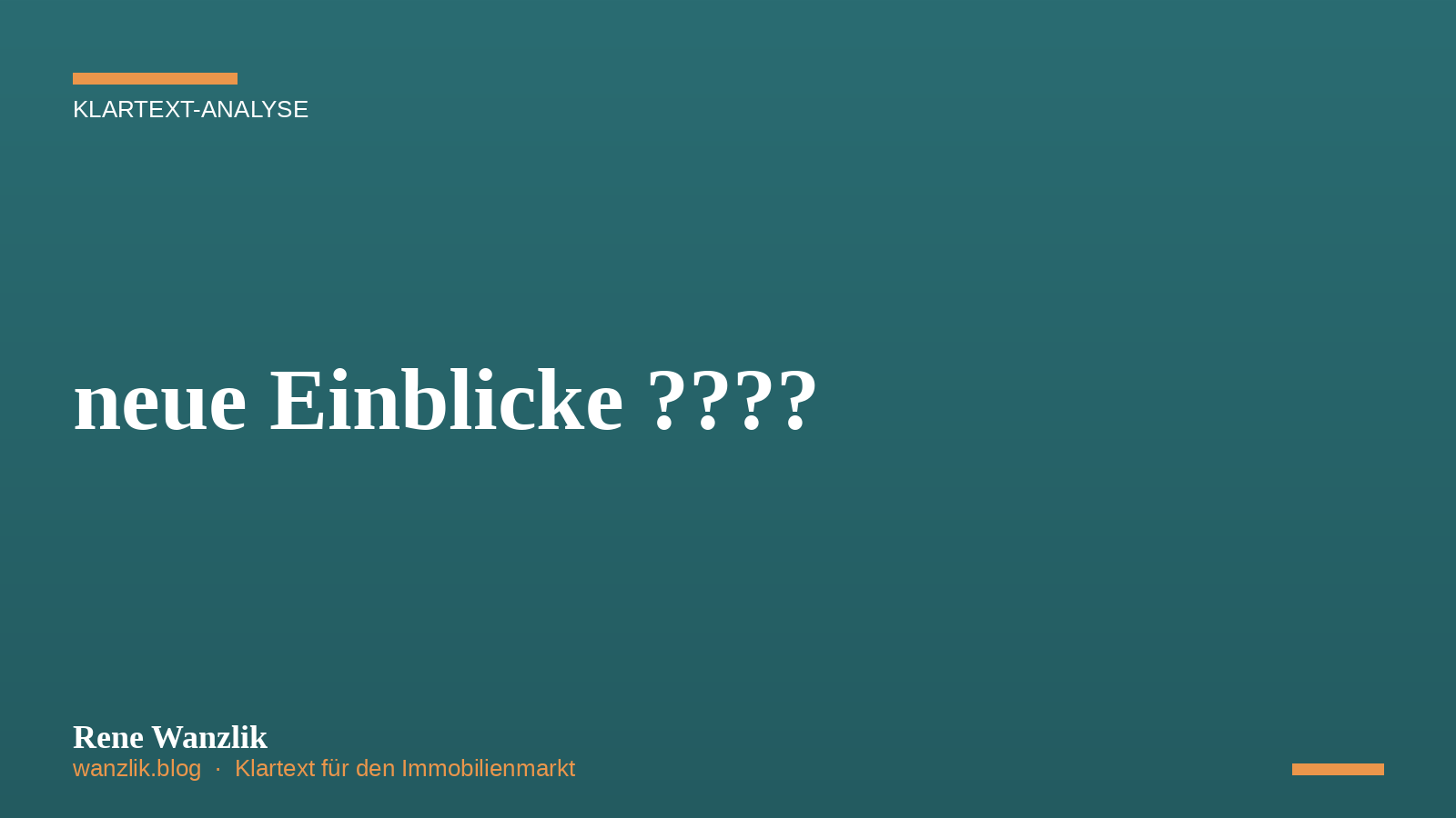 neue Einblicke ????